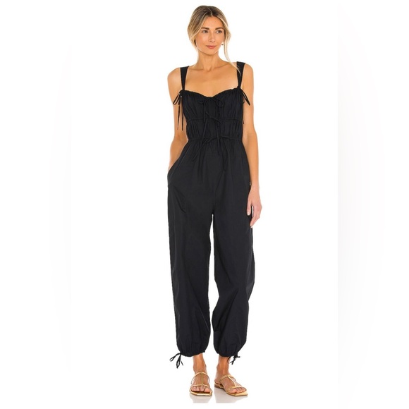 Ulla Johnson Pants - ULLA JOHNSON Tatum Jumpsuit in Noir